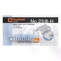 ราคา ELEPHANT ELEPHANT ลวดเย็บกระดาษ รุ่น Titania No.23/8-H (กล่อง 1,000 เข็ม) (MKP0978311)