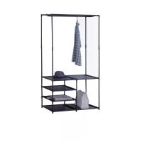 ราคา Eazy Clean ราวแขวนผ้าพร้อมผ้าคลุม ขนาด 101x46x174 ซม. สีเทา (CDS18136791)