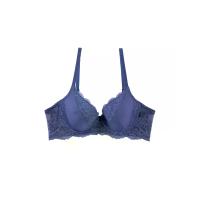 ราคา BSC Lingerie ชุดชั้นในผู้หญิง ลูกไม้เซ็กซี่ รูปแบบ MOLD BRA เสริมโครง เสริม PAD BB6589NG - สีน้ำเงิน D75 (MKP2024525)