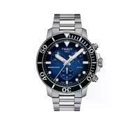 ราคา TISSOT นาฬิกาข้อมือผู้ชาย Seastar 1000 Chronograph Quartz T1204171104101 สีน้ำเงิน (MKP0914745)
