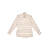 ราคา DAKS เสื้อเชิ้ตผู้ชายแขนยาว Regular Fit สีเบจ L (MKP2021393)