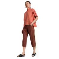 ราคา SIMPLICITY กางเกงขา 5 ส่วนผู้หญิง ผ้าลินิน 4 US (CDS22497123)