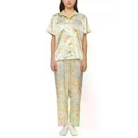 ราคา WACOAL ชุดนอนผู้หญิง CAFE’ CATION Collection ชุดนอนกันโป๊ แขนสั้น ขายาว ผ้า Satin สีเขียว M (MKP2027067)