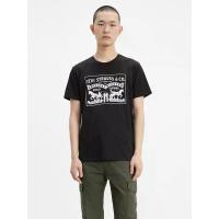 ราคา LEVI'S เสื้อยืดผู้ชาย 2-Horse Graphic T-shirt สี Pull Black M (GRMKPPR000151817)