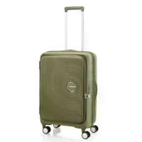 ราคา AMERICAN TOURISTER CURIO BOOK OPEN กระเป๋าเดินทางขนาด 25 นิ้ว EXP TSA V2 สีเขียวกากี 25 (MKP2023364)
