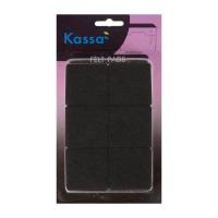 ราคา Giant Kingkong สักหลาดติดกันรอยสี่เหลี่ยม (เทปกาว) ขนาด 38 x 38 มม. (แพ็ก 12 ชิ้น) สีดำ (MKP1178684)