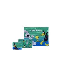 ราคา MINI MONO ชุดเซ็ตกระเป๋าใส่ของ 3 ใบ ลาย Daffy Duck สีเขียว (CDS13671211)