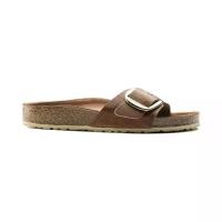 ราคา BIRKENSTOCK รองเท้าแตะ COGNAC MADRID OILED LEATHER 38 EU (MKP0637105)