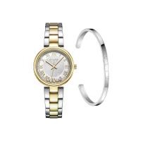 ราคา JULIUS นาฬิกาข้อมือผู้หญิง JA-1236 E สีสองกษัตริย์ทอง + กำไล JSB-078 A สีเงิน (MKP2020005)
