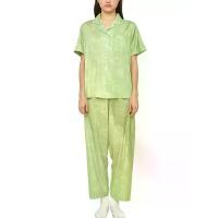 ราคา WACOAL ชุดนอนผู้หญิง CAFE’ CATION Collection แขนสั้น ขายาว พิมพ์ลาย Coffee print สีเขียว M (MKP2027052)