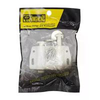 ราคา GIANT KINGKONG กดกระเด้งแม่เหล็กกลมคู่ รุ่น CL.4210 ขนาด 33.7 x 66.5 x 16.6 มม. สีขาว (MKP1161125)