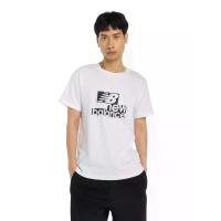 ราคา NEW BALANCE เสื้อยืดผู้ชาย Sport Graphic Cotton สีขาว L (GRCDS53725060486)