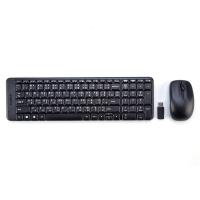 ราคา LOGITECH LOGITECH ชุดคีย์บอร์ดและเมาส์ไร้สาย รุ่น MK220 สีดำ (MKP1999156)