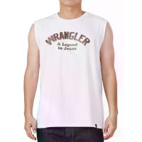 ราคา WRANGLER เสื้อยืดแขนกุดผู้ชาย สีขาว L (MKP1987601)