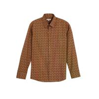 ราคา GUY LAROCHE MENWEAR เสื้อเชิ้ตผู้ชาย คอปก แขนยาว BAB9200W4BR - สีน้ำตาล L (GRMKPPR000154568)