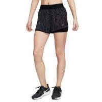 ราคา NIKE กางเกงวิ่งผู้หญิง ขาสั้น Swift Dri-Fit 2-In-1 Printed รุ่น IB5849-010 สี Black/Black/Reflective Silv M (CDS22799159)