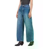 ราคา WRANGLER กางเกงยีนส์ผู้หญิง คอลเลคชั่น Everyday with Wrangler เอวสูง ทรงขากว้าง สียีนส์กลาง 26 EU (MKP1887179)