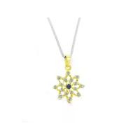 ราคา FINEJEWELTHAI จี้ผู้หญิง เงินแท้ ฝังไพลินแท้ และเพชรสังเคราะห์ สีทอง (MKP2036228)
