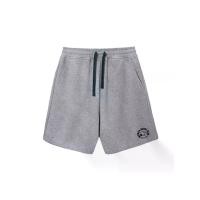 ราคา GIORDANO กางเกงขาสั้นผู้ชาย Relaxed French Terry Drawstring Shorts (Snoopy) สีเทา Heather Grey L (MKP2032001)