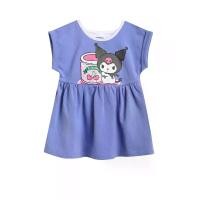 ราคา SANRIO ชุดเดรสเด็กเล็กผู้หญิง แขนสั้น Kuromi สีม่วงองุ่น 80 JP (CDS22280596)