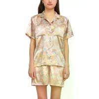 ราคา WACOAL ชุดนอนผู้หญิง CAFE’ CATION Collection ชุดนอนกันโป๊ แขนสั้น ขาสั้น ผ้า Satin สีน้ำตาล L (MKP2027072)