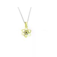 ราคา FINEJEWELTHAI จี้ผู้หญิง เงินแท้ ฝังไพลินแท้ และเพชรสังเคราะห์ สีทอง (MKP2036322)