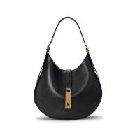 ราคา POLO RALPH LAUREN กระเป๋าผู้หญิง-Polo ID Leather Small Shoulder Bag รุ่น WAPOBAG02V20129-สีดำ One Size (MKP1850720)