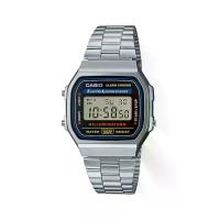 ราคา CASIO นาฬิกาข้อมือ A-168WA-1Q สีเงิน (MKP2023256)