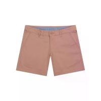 ราคา GIORDANO กางเกงขาสั้นผู้หญิง Twill Mid-Rise Slim Fit Pocket Shorts (180 Elastic Waistband) สีน้ำตาล Camel 25 EU (MKP1752409)