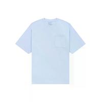 ราคา GIORDANO เสื้อยืดแขนสั้นผู้ชาย Slim Interlock Pocket Tee (Liquid Touch) สีฟ้า Subdued Blue L (GRMKPPR000174850)