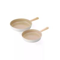 ราคา NEOFLAM NEOFLAM FIKA SET ชุดเซตเครื่องครัวกระทะ กระทะก้นตื้น 28 cm + กระทะก้นตื้น 24 cm สีครีม เซต 2 ชิ้น (MKP1819769)