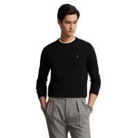 ราคา POLO RALPH LAUREN เสื้อกันหนาว Slim Fit Cotton Sweater รุ่น MNPOSWE16820122 สีดำ S (GRMKPPR000163275)