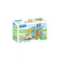 ราคา Playmobil จูเนียร์ รถดั้มพร้อมโรงจอดรถ (MKP2035730)