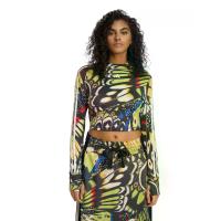 ราคา ADIDAS เสื้อยืดผู้หญิง แขนยาว adidas X Farm Rio รุ่น JL8650 สี Black / Lush Red / Hi-Res Blue A/M (CDS22958648)