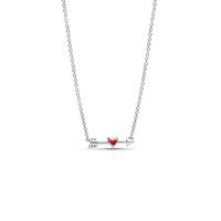 ราคา PANDORA สร้อยคอ Heart arrow sterling silver pendant necklace 50cm (MKP2019693)