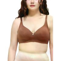 ราคา WACOAL เสื้อชั้นในผู้หญิง Curve Diva บราไร้โครงเก็บกระชับ สาวคัพใหญ่ สีน้ำตาล B90 (MKP2030208)