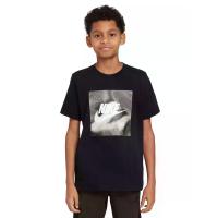 ราคา NIKE KIDS เสื้อยืดเด็กโตยูนิเซ็กส์ แขนสั้น Print สีดำ M (CDS18260861)