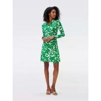 ราคา DIANE VON FURSTENBERG ชุดกระโปรงผู้หญิง DVF DIDI DRESS สี FLORA NOCTURNA GREEN S (MKP1520946)