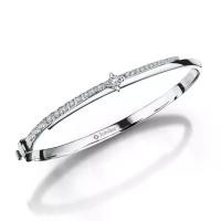 ราคา JUBILEE DIAMOND กำไลเพชร JUBILEE Voyage of Heart Diamond Line Bangle (LoVe Limited Collection) รุ่น B23101EW - สีไวท์โกลด์ L (GRMKPPR000180440)