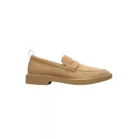 ราคา CLARKS ร้องเท้าหนังกลับ ลอฟเฟอร์ ผู้ชาย รุ่น MARTOCK LO สี DARK SAND SUEDE 8.5 UK (MKP2031699)