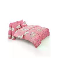 ราคา FOUNTAIN ชุดผ้าปูพร้อมผ้านวมเย็บติด 5 ฟุต 6 ชิ้น (ควีนไซส์) รุ่น FOUNTAIN พิมพ์ลาย FTC141 สีชมพู (MKP2034609)