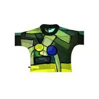 ราคา YODYOKO เสื้อผู้หญิงคอเต่า - สีเขียว : ลายแอปสแตรคสีเหลืองและสีเขียว Free Size (MKP2038409)