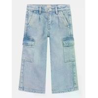 ราคา GUESS กางเกงยีนส์ขายาวเด็กผู้หญิง อายุ 4-7 ปี K5GA00D4MU2 - สีฟ้า 4 (MKP2029885)