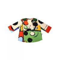 ราคา YODYOKO เสื้อผู้หญิงคอวีแขนยาว - หลากสี : ลายแอปสแตรค วงกลมหลากสี Free Size (MKP2038454)