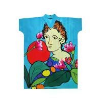 ราคา YODYOKO เครปคาฟทาน คอกิโมโน - สีฟ้า : ลายชายหนุ่มในแสงแดงและพฤกษาแห่งฝัน Free Size (GRMKPPR000182108)