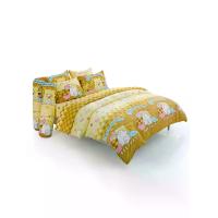ราคา FOUNTAIN ชุดผ้าปูพร้อมผ้านวมเย็บติด 5 ฟุต 6 ชิ้น (ควีนไซส์) รุ่น FOUNTAIN พิมพ์ลาย FTC129 สีเหลือง (MKP2034608)