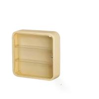 ราคา COCOGU กล่องโมเดล ตู้โชว์ติดผนัง กันฝุ่น รุ่น 886 - yellow (MKP2037261)