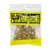ราคา Giant Kingkong สกรูปลายสว่านหัวเรียบ/Flat รุ่น SDF-834 ขนาด 8x3/4 นิ้ว (แพ็ค 100 ตัว) สีซิงค์รุ้ง (MKP1087999)