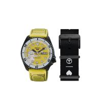 ราคา SEIKO นาฬิกาข้อมือผู้ชาย 5 Sports x MillionsMonster Limited Edition รุ่น SRPL65K ขนาด 42.5 มม. สีเหลือง (CDS23221338)