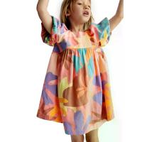 ราคา MARKS & SPENCER KIDS ชุด Midi เดรสเด็กเล็กผู้หญิง Linen Rich Printed Puff Sleeve Woven หลากสี 3-4 Years (CDS21527500)